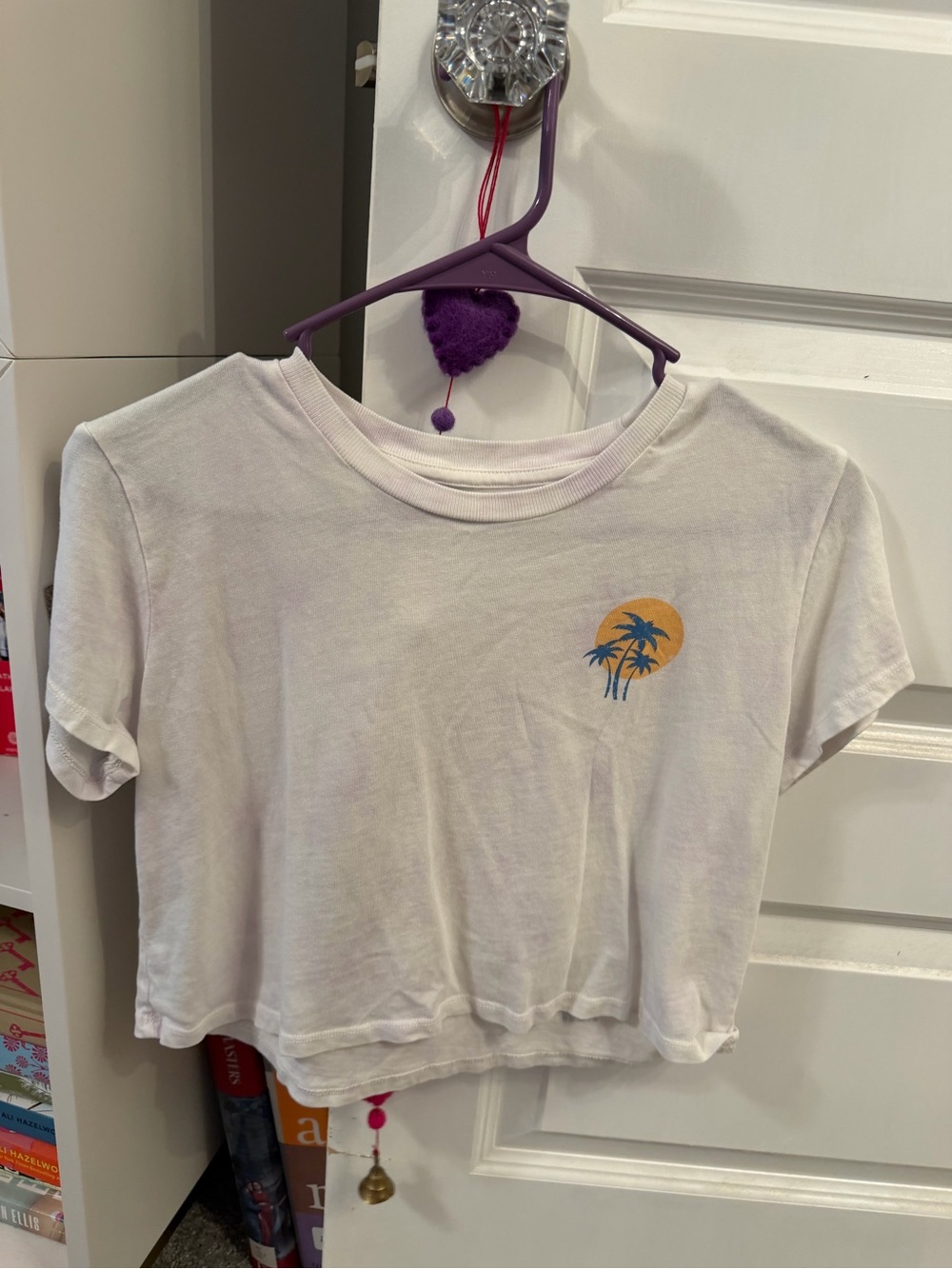 Pura Vida White Tee with Teal Logo - Picture 2 of 3